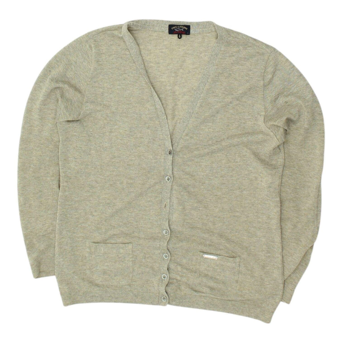 Paul Shark Grey Cardigan Vintage Womens Designer Button Knit VNeck Sweater Graphic Tee – Feel-Good Design · Perfect For Daily Wear