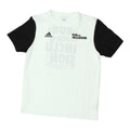 Adidas Mens White Tshirt Run For Inclusion Crew Neck Running Short Sleeve Graphic Tee – Soft Feel · Trending Graphic Apparel