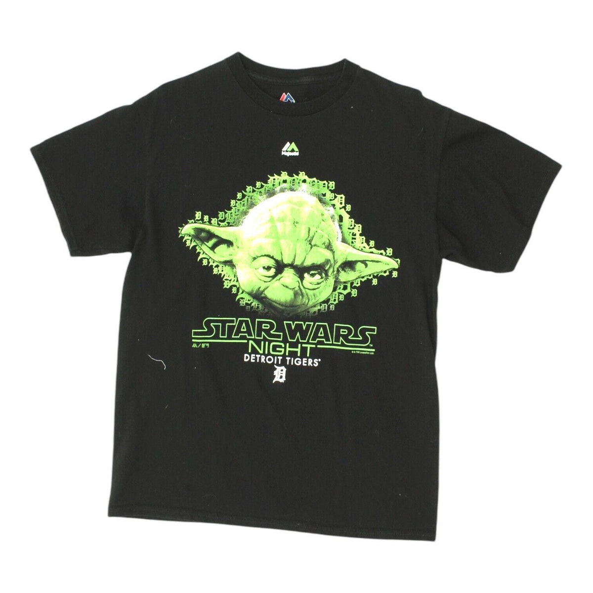 Yoda Detroit Tigers Tshirt Star Wars Majestic Mens Black Short Sleeve Tee MLB Graphic Tee – Premium Graphic · Perfect For Daily Wear