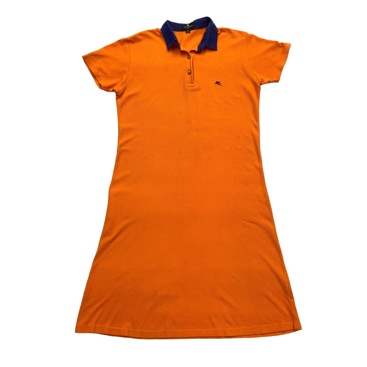 Etro Polo Shirt Dress Vintage Kids Designer Girls Short Sleeve Orange Cotton Graphic Tee – Soft Feel · Must-Have Style