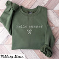 Hello Summer Sweatshirt Last Day of School Teacher Summer Crewneck Summer Break Shirts End of School Year Sweatshirt – Bold Style · Top Pick For Any Outfit