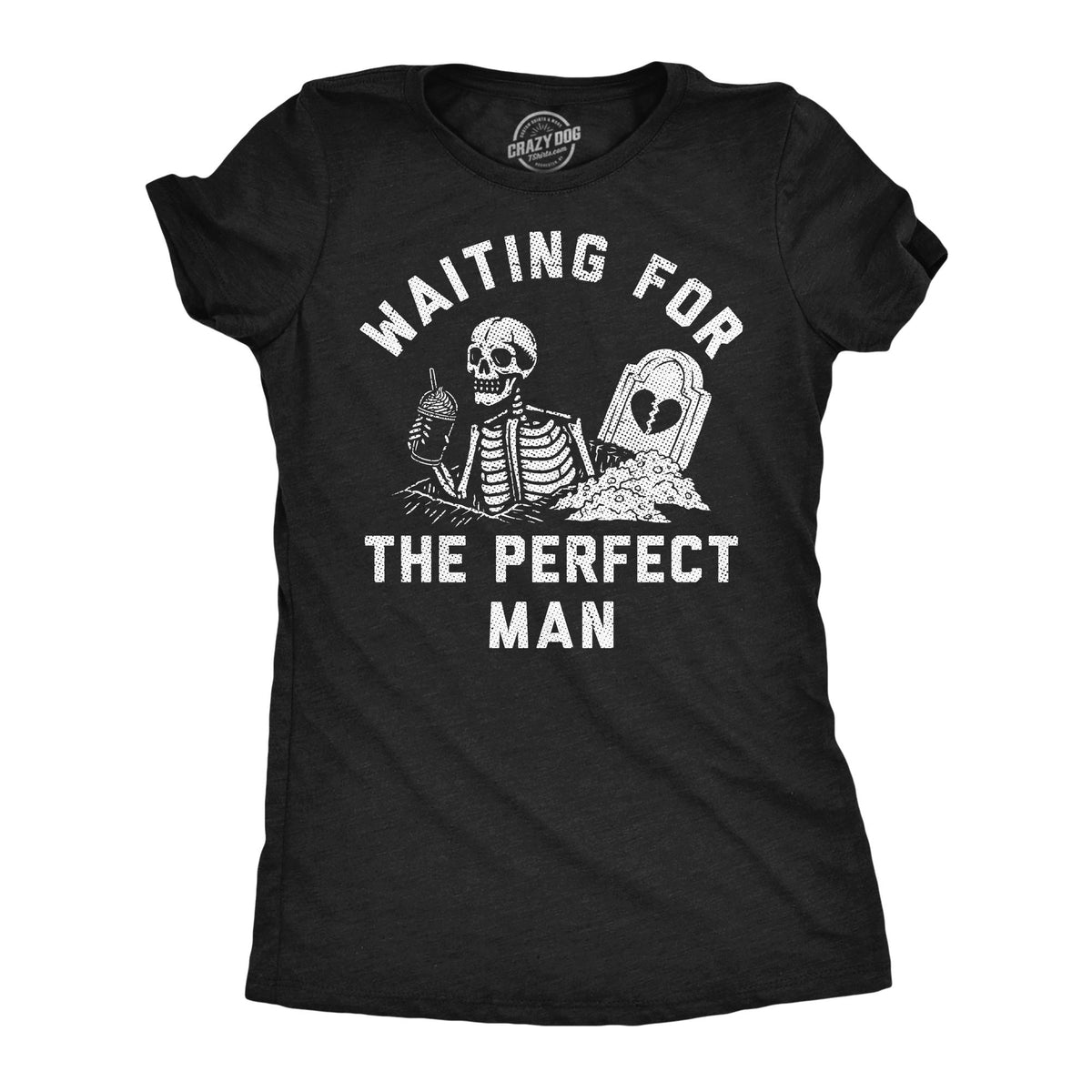 Waiting For The Perfect Man Skeleton Shirts Valentine39s Day Shirts Vintage Tee Funny Shirts Funny Book Lover Gifts Waiting Forever Graphic Tee – Cozy Vibes · Trending Graphic Apparel