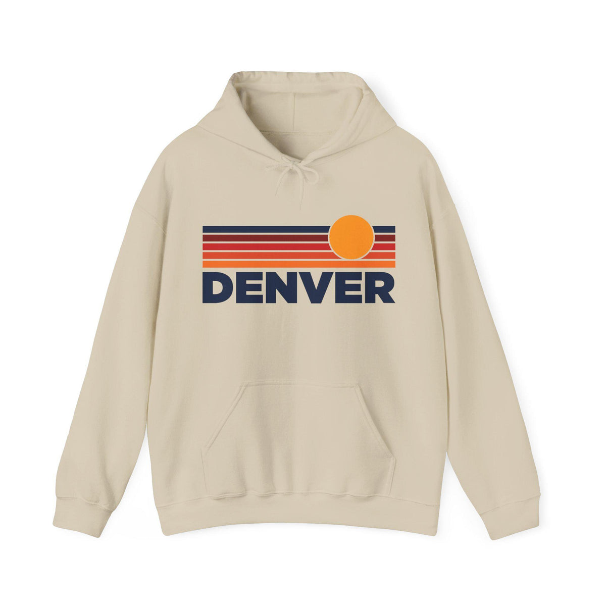 Denver Colorado Hoodie Unisex Sun Denver Hoodie Graphic Sweatshirt Hoodie – Everyday Comfort · Perfect For Daily Wear