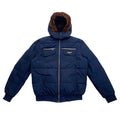 Harmont Blaine Puffer Jacket Vintage Mens Designer Navy Down Padded Fur Trim Graphic Tee – Cozy Vibes · Must-Have Style