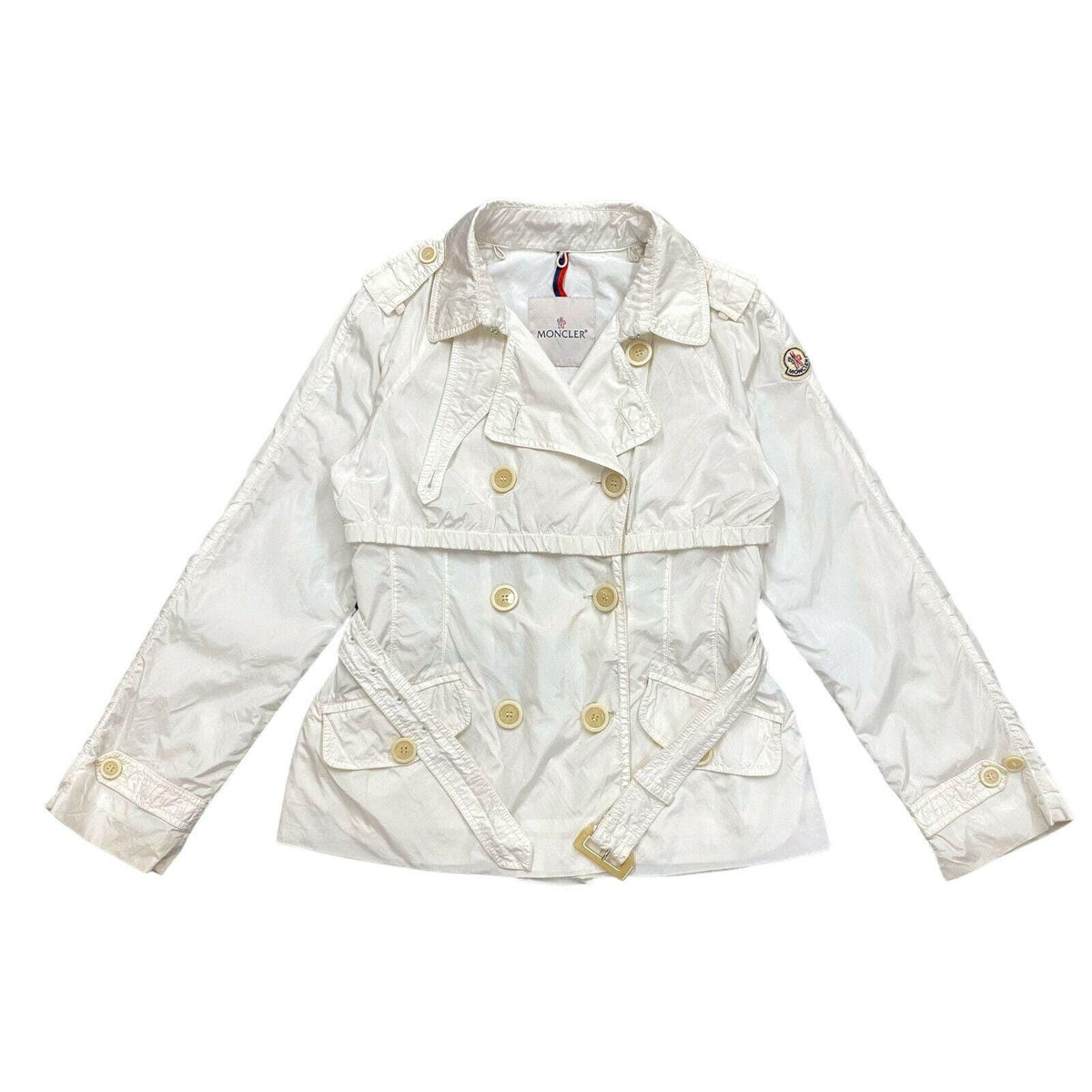 Moncler Kids Pea Coat Vintage Girls Lightweight Nylon Designer White Age 12 Graphic Tee – Everyday Comfort · Great Gift For Fans
