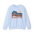 Asheville North Carolina Sweatshirt Retro Mountains Asheville Unisex Graphic Crewneck Sweatshirt – Warm & Stylish · Top Pick For Any Outfit