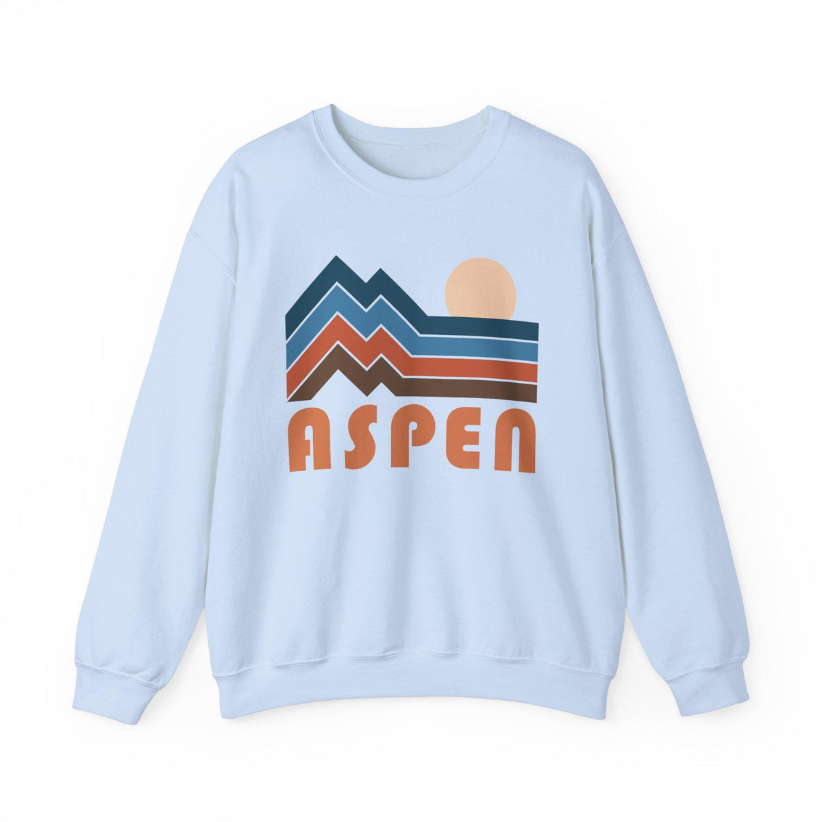 Aspen Colorado Sweatshirt Retro Mountains Aspen Unisex Graphic Crewneck Sweatshirt – Everyday Comfort · Trending Graphic Apparel