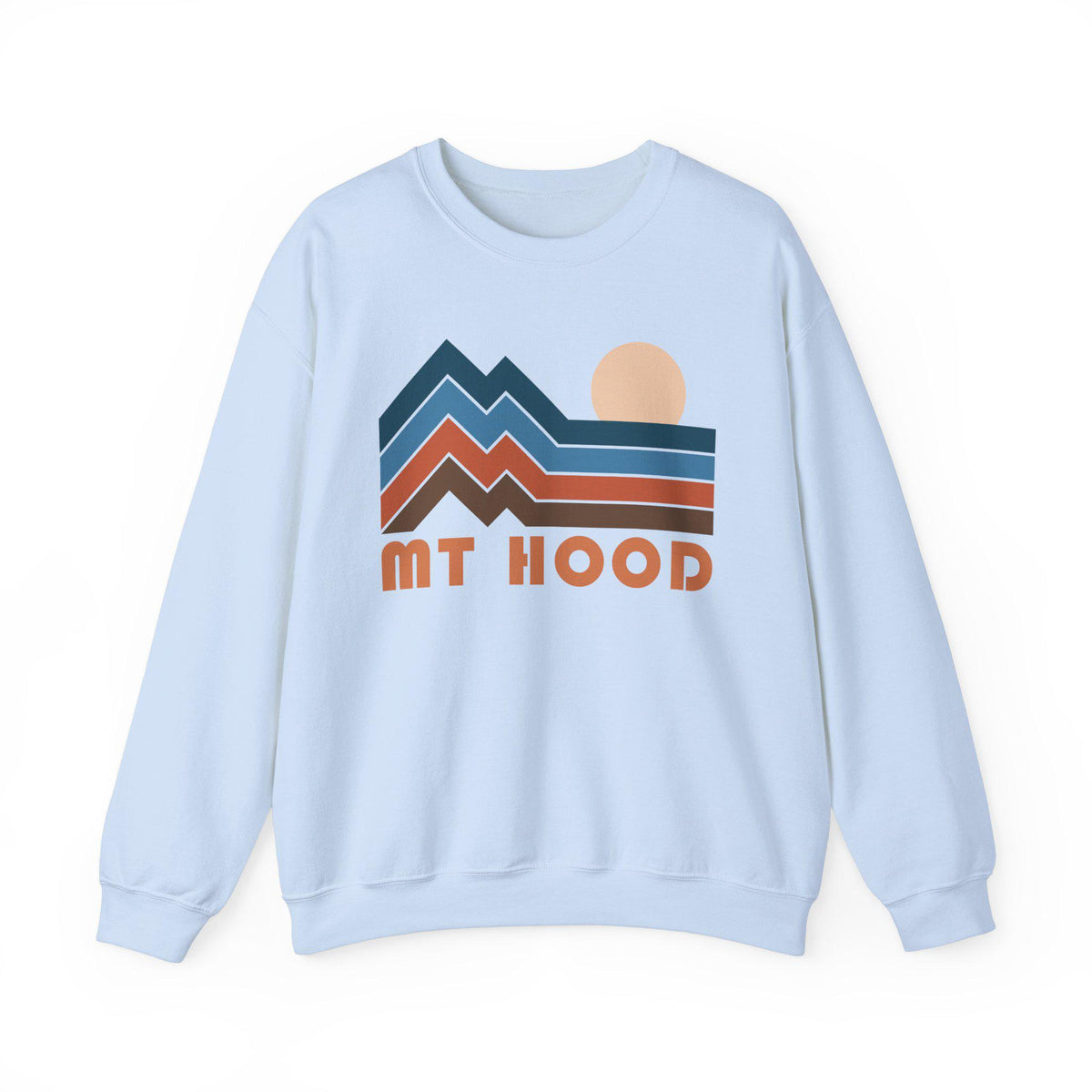 Mt Hood Oregon Sweatshirt Retro Mountains Mt Hood Unisex Graphic Crewneck Sweatshirt – Cozy Vibes · Great Gift For Fans