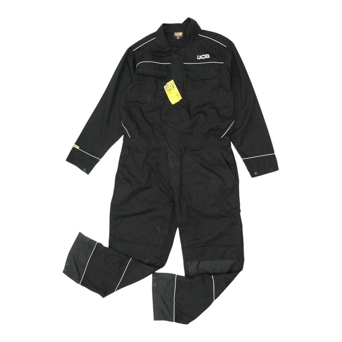 JCB Black Boiler Suit Mens 1 Piece Workwear Coverall Collared Overalls Graphic Tee – Easygoing Wear · Perfect For Daily Wear