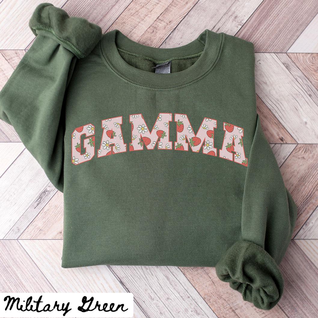 Gamma Sweatshirt Mother39s Day Gifts Gamma Crewneck Strawberry Gamma Shirts Gamma Gifts Sweatshirt – Fan Favorite · Trending Graphic Apparel