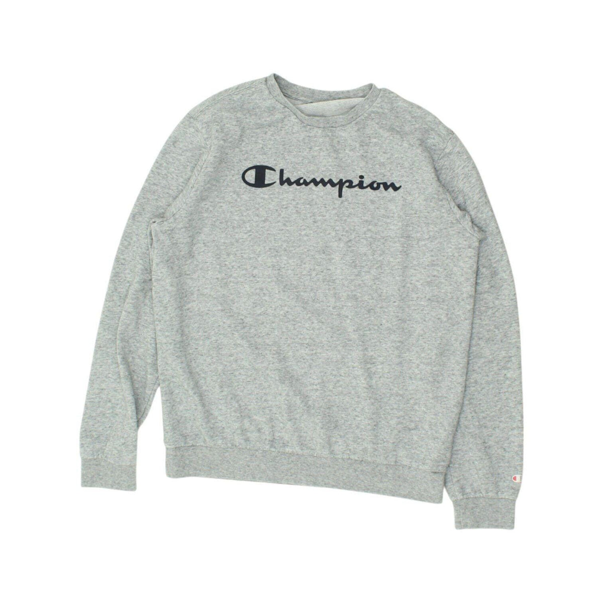 Champion Mens Grey Sweatshirt Vintage Designer Crew Neck Casual Sports Logo Sweatshirt – Premium Graphic · Must-Have Style