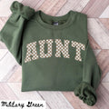 Aunt Sweatshirt Mother39s Day Gifts Aunt Crewneck Aunt Shirts Aunt Gifts Checkered Sweatshirt – Aesthetic Look · Perfect For Daily Wear