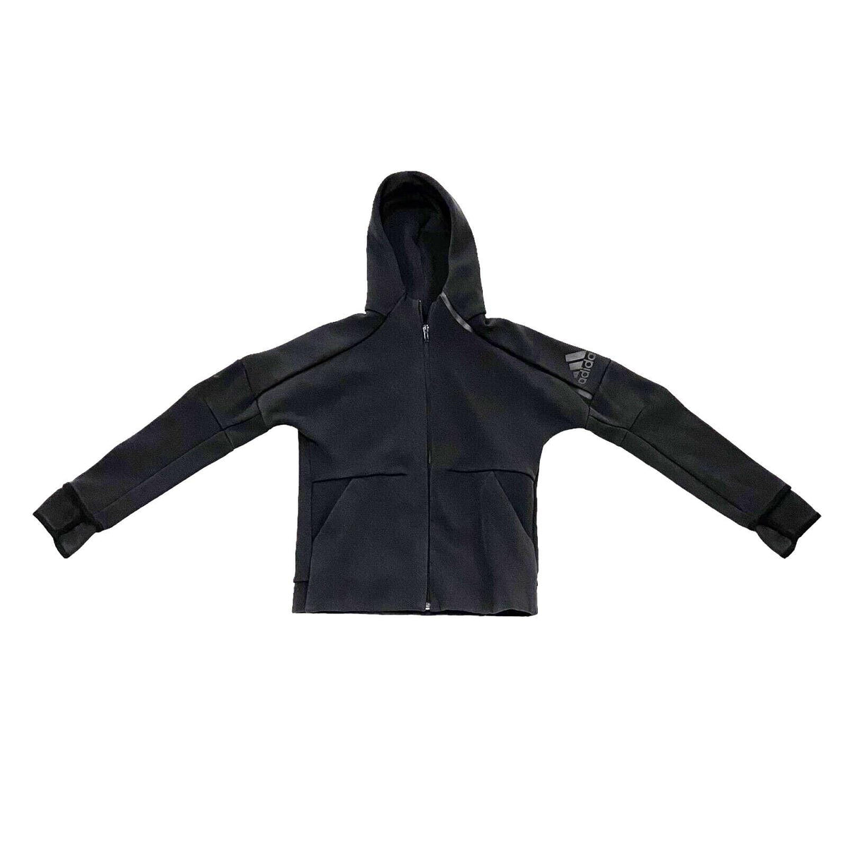 Adidas Womens Black Hoodie Full Zip Activewear Sportswear Hoody VTG Hoodie – Everyday Comfort · Trending Graphic Apparel