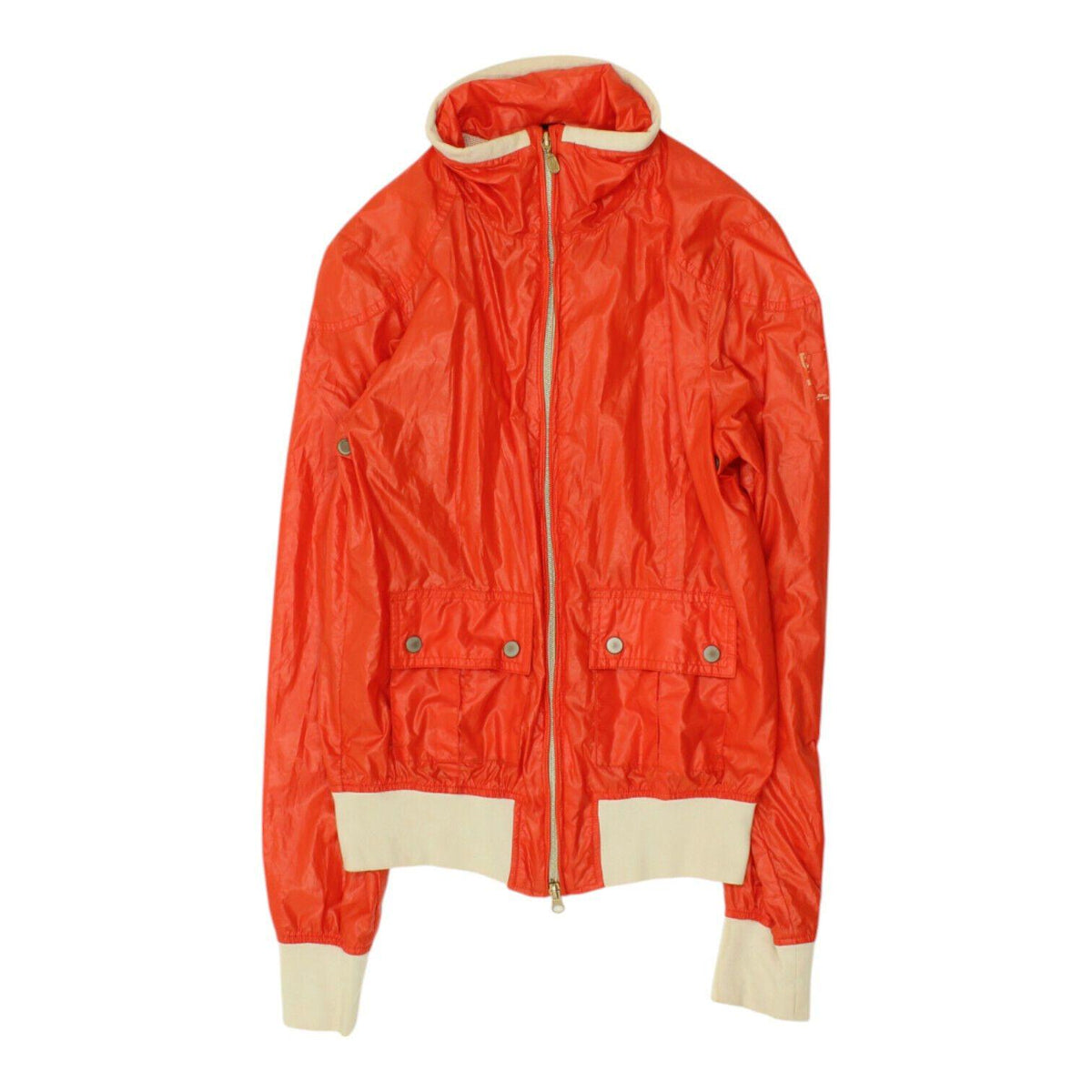 Belstaff Womens Lightweight Jacket Vintage Orange Designer Full Zip Casual Graphic Tee – Fan Favorite · Trending Graphic Apparel