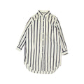 Moschino Womens Long Shirt Vintage White Black Striped Designer Loungewear Graphic Tee – Warm & Stylish · Perfect For Daily Wear