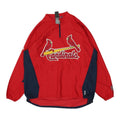 St Louis Cardinals Jacket Majestic 12 Zip MLB Baseball Mens Red Sports Top Graphic Tee – Premium Graphic · Must-Have Style