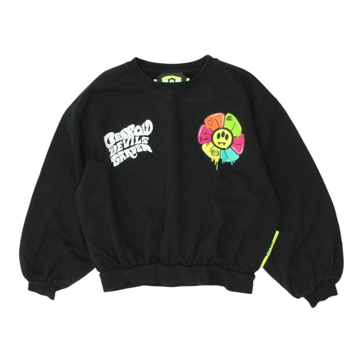 Barrow Devils Garden Sweatshirt Mens Black Designer Pullover Casual Streetwear Sweatshirt – Everyday Comfort · High-Quality Print