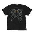 Iuter Mens Black Tshirt Skeleton Chest Designer Crew Neck Short Sleeve Graphic Tee – Warm & Stylish · Great Gift For Fans