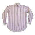 Etro Mens Pink Shirt Vintage Button Down Collar Striped Luxury Designer VTG Graphic Tee – Bold Style · Perfect For Daily Wear