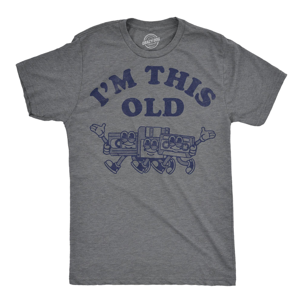 I39m This Old VHS Shirts Floppy Disks Cassette Tapes Retro Shirt Funny Old Guy Shirt Vintage Shirt Don39t Get Older Funny Gifts Graphic Tee – Cozy Vibes · Great Gift For Fans