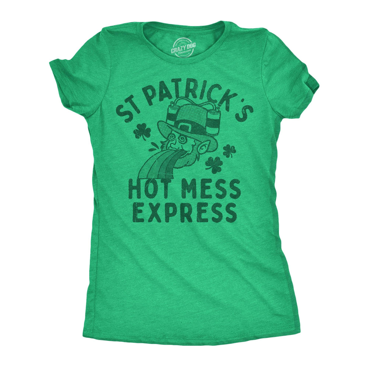 Hot Mess Express Throwing Up Leprechaun St Pattys Day Shirts Leprechaun Shirts St Patricks Day Shirts Funny Shirts Magical Shirts Graphic Tee – Fan Favorite · Top Pick For Any Outfit