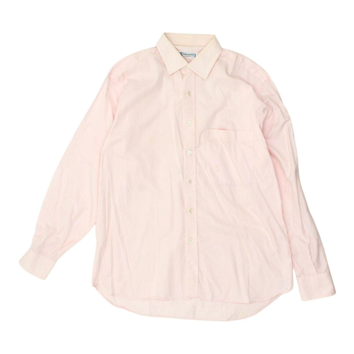 Yves Saint Laurent Shirt Vintage Mens Pink Button Up Designer Formal Collared Graphic Tee – Fan Favorite · Perfect For Daily Wear