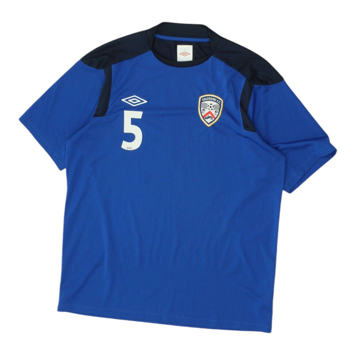 Coleraine FC Training Shirt Umbro Mens Blue Northern Irish Football Jersey Jersey – Soft Feel · Perfect For Daily Wear