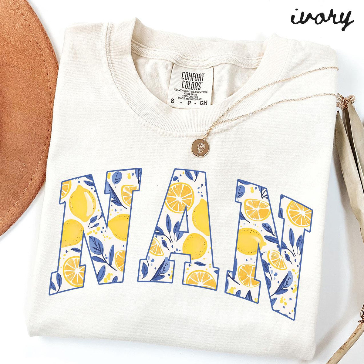 Nan Comfort Colors Shirt Grandma TShirt Mother39s Day Gifts New Grandmother Tee Womens Summer Lemon Graphic Tee – Warm & Stylish · Trending Graphic Apparel