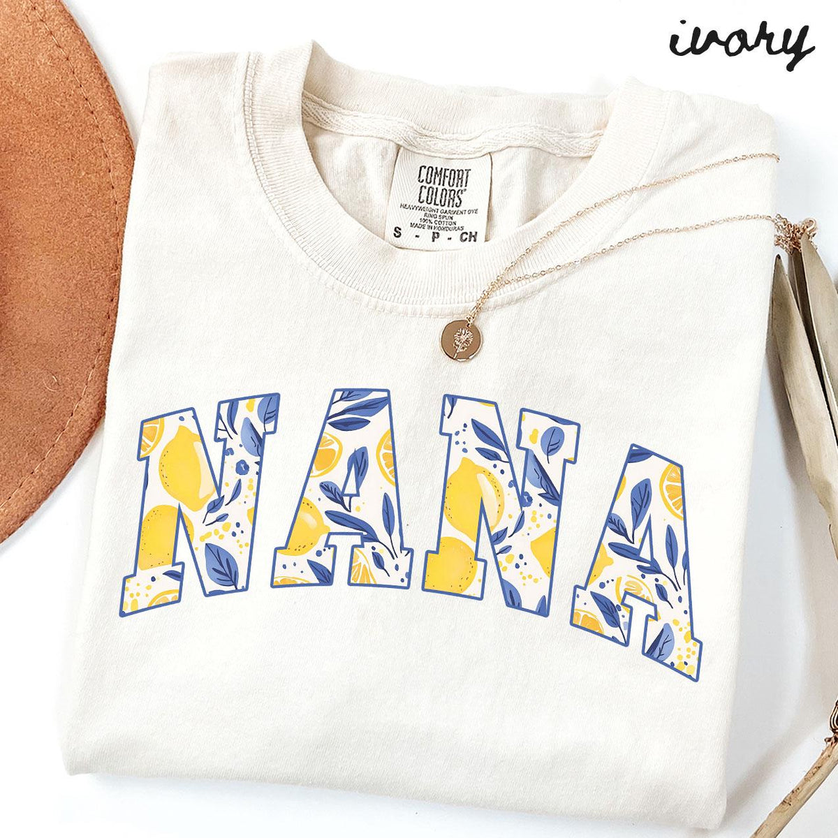 Nana Comfort Colors Shirt Grandma TShirt Mother39s Day Gifts New Grandmother Tee Womens Summer Lemon Graphic Tee – Cozy Vibes · Perfect For Daily Wear