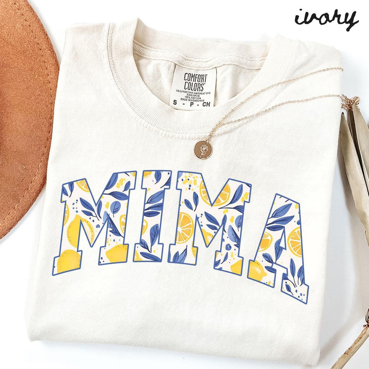 Mima Comfort Colors Shirt Grandma TShirt Mother39s Day Gifts New Grandmother Tee Womens Summer Lemon Graphic Tee – Premium Graphic · Must-Have Style