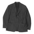 Alexander McQueen Mens Dark Grey Suit Blazer Jacket Vintage High End Designer Graphic Tee – Bold Style · Must-Have Style