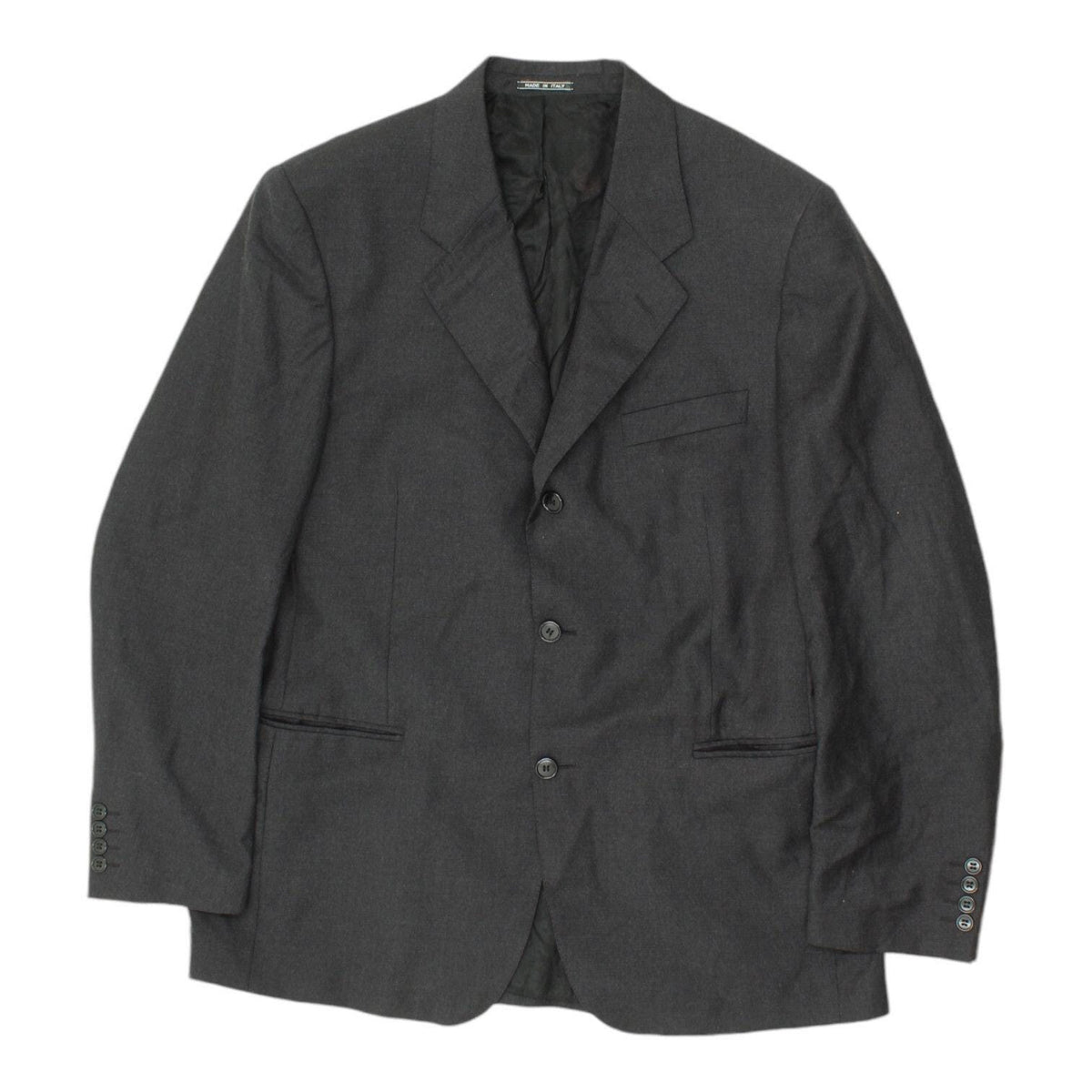 Alexander McQueen Mens Dark Grey Suit Blazer Jacket Vintage High End Designer Graphic Tee – Bold Style · Must-Have Style