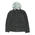 Levi39s Hooded Denim Jacket Vintage Mens UK S Black Grey Hoodie Designer Hoodie – Soft Feel · Top Pick For Any Outfit