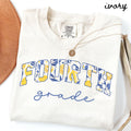 Fourth Grade Comfort Colors Shirt Teacher Tee 4th Grade TShirt Back to School Fourth Grade Department Gifts Crew Squad Graphic Tee – Aesthetic Look · High-Quality Print