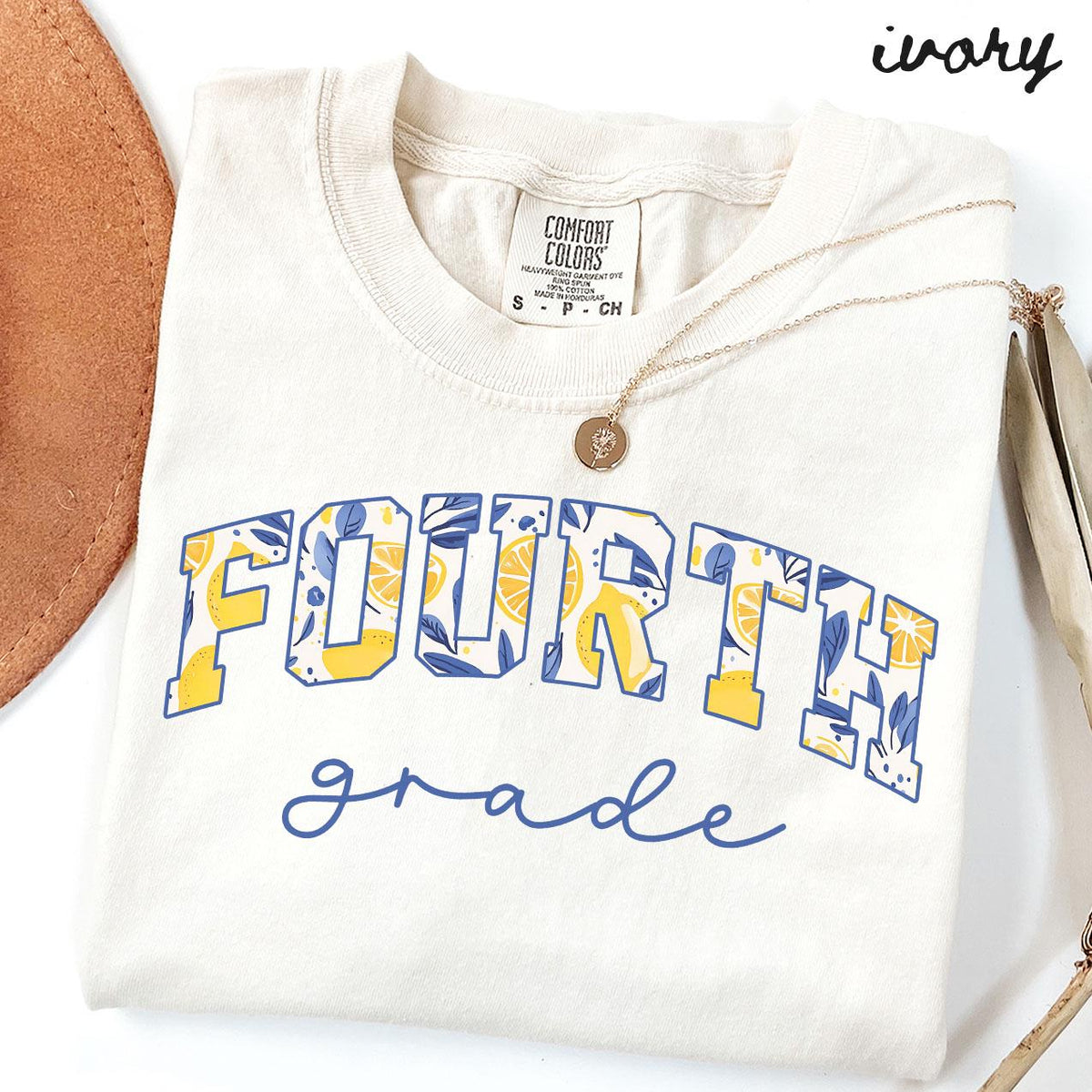 Fourth Grade Comfort Colors Shirt Teacher Tee 4th Grade TShirt Back to School Fourth Grade Department Gifts Crew Squad Graphic Tee – Aesthetic Look · High-Quality Print