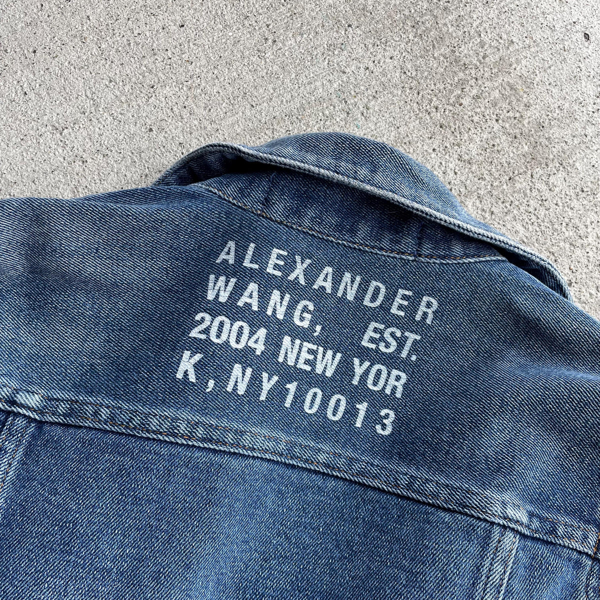 Alexander Wang Denim Jacket Size S Graphic Tee – Feel-Good Design · Top Pick For Any Outfit
