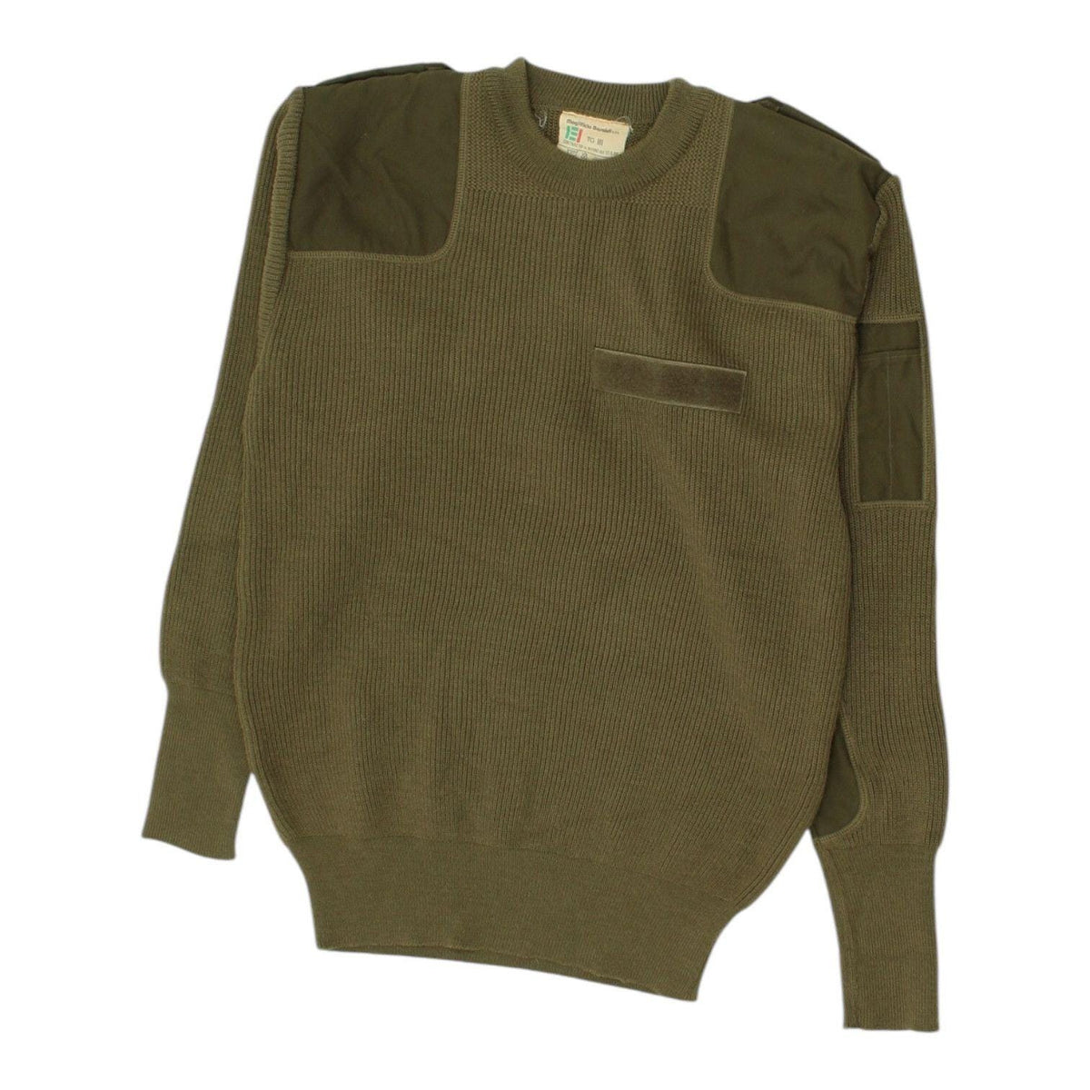 Vintage Military Green Jumper Maglificio Baraldi Mens Army Knit Sweater Graphic Tee – Bold Style · Great Gift For Fans