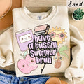 Have A Bussin Summer Sweatshirt Last Day of School Teacher Summer Crewneck Summer Break Shirts End of School Year Sweatshirt – Premium Graphic · Must-Have Style
