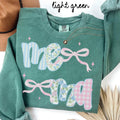 Mema Comfort Colors Sweatshirt Grandma Crewneck Mother39s Day Gifts New Grandmother Shirt Womens Bows Sweatshirt – Fan Favorite · Must-Have Style
