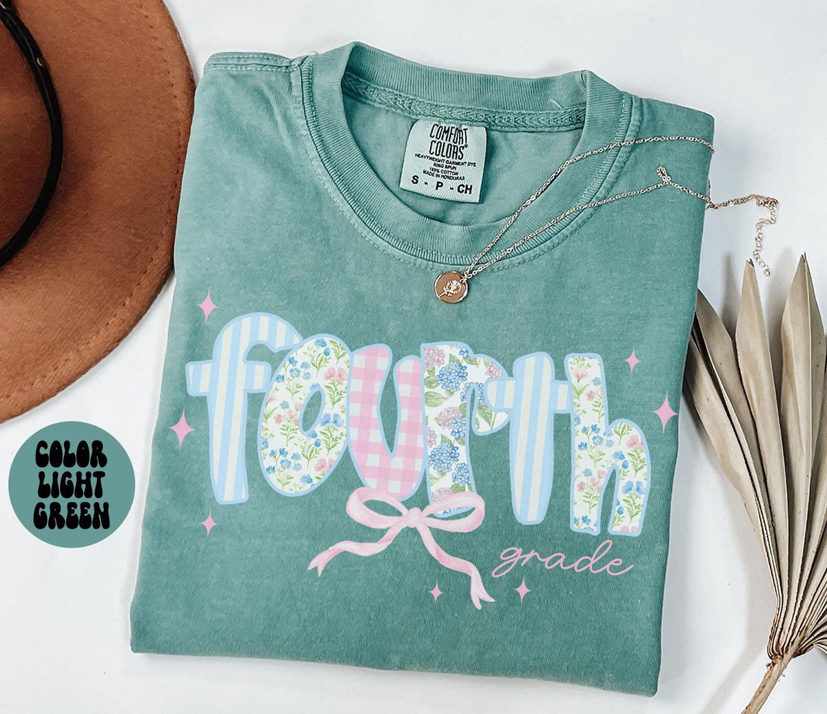 Fourth Grade Comfort Colors Shirt Teacher Team TShirts 4th Grade Tee Back to School Fourth Grade Department Gifts Crew Graphic Tee – Fan Favorite · High-Quality Print