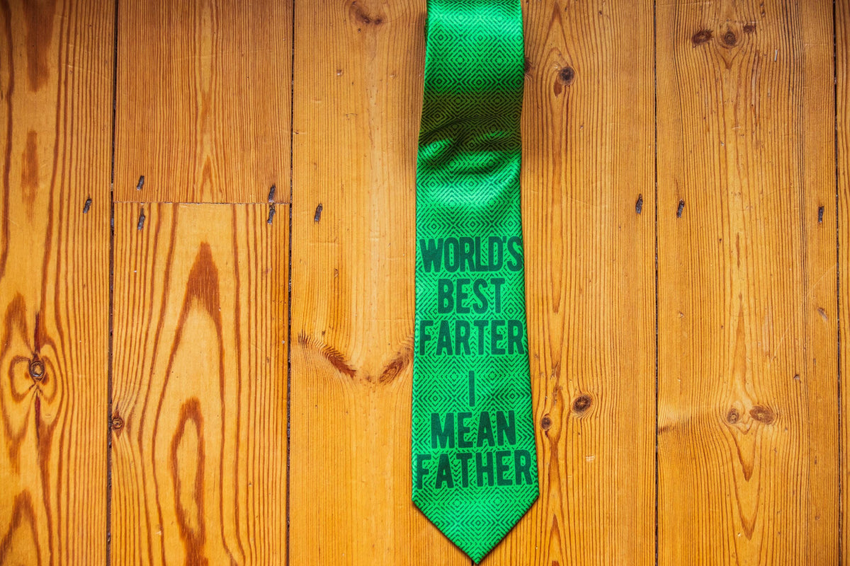 Gifts For Dads Father39s Day Gift World39s Greatest Farter Father Ties Necktie For Work Gift For Dad Father Ties Farting Funny Necktie Graphic Tee – Easygoing Wear · Perfect For Daily Wear