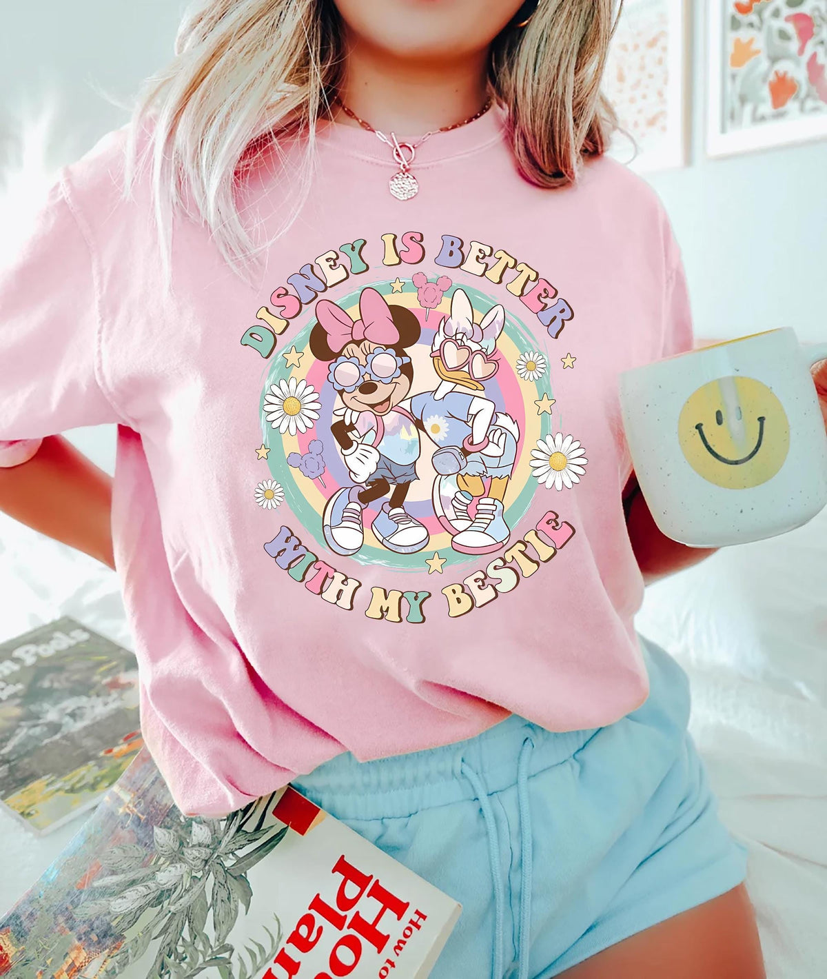 Disney Is Better With My Bestie Shirt Minnie and Daisy Matching Tee Disney World Shirt Girls Trip 2025 Best Friend Shirt Gift Disneyland Tee Graphic Tee – Warm & Stylish · Trending Graphic Apparel