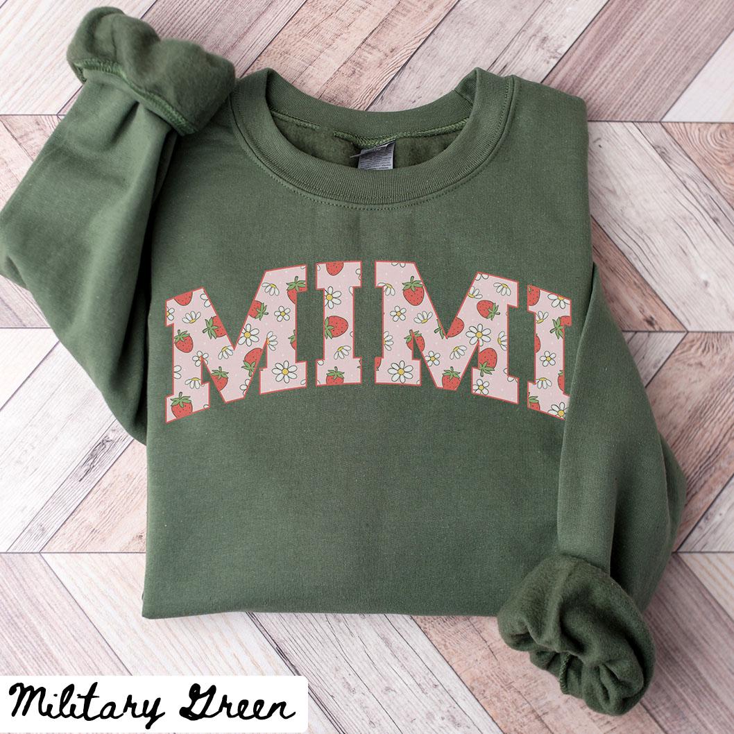 Mimi Sweatshirt Mother39s Day Gifts Mimi Crewneck Strawberry Mimi Shirts Mimi Gifts Sweatshirt – Bold Style · Top Pick For Any Outfit