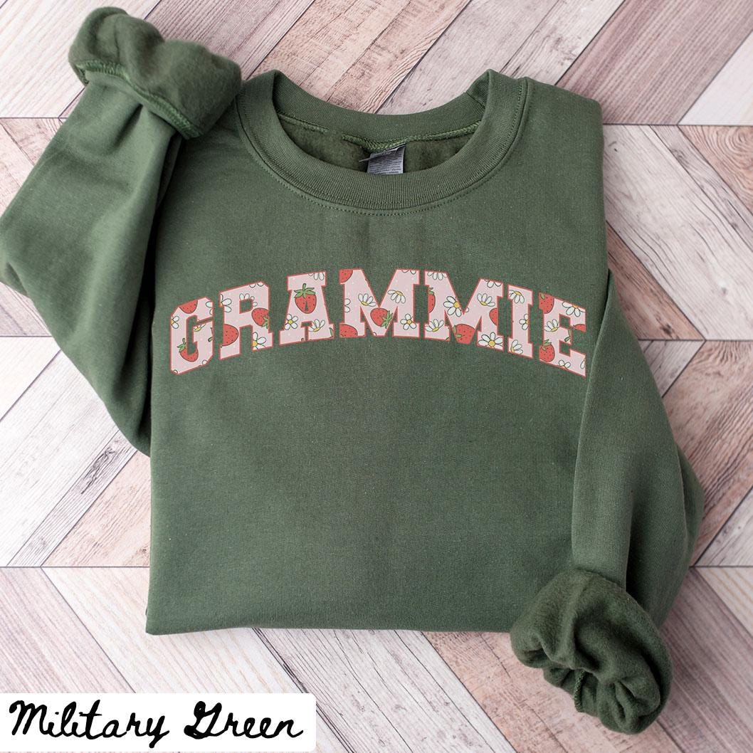 Grammie Sweatshirt Mother39s Day Gifts Grammie Crewneck Strawberry Grammie Shirts Grammie Gifts Sweatshirt – Aesthetic Look · Great Gift For Fans
