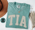 Tia Shirt Mother39s Day Gifts Tia Tees Tia Gifts Checkered Tia Tshirts Graphic Tee – Aesthetic Look · Top Pick For Any Outfit