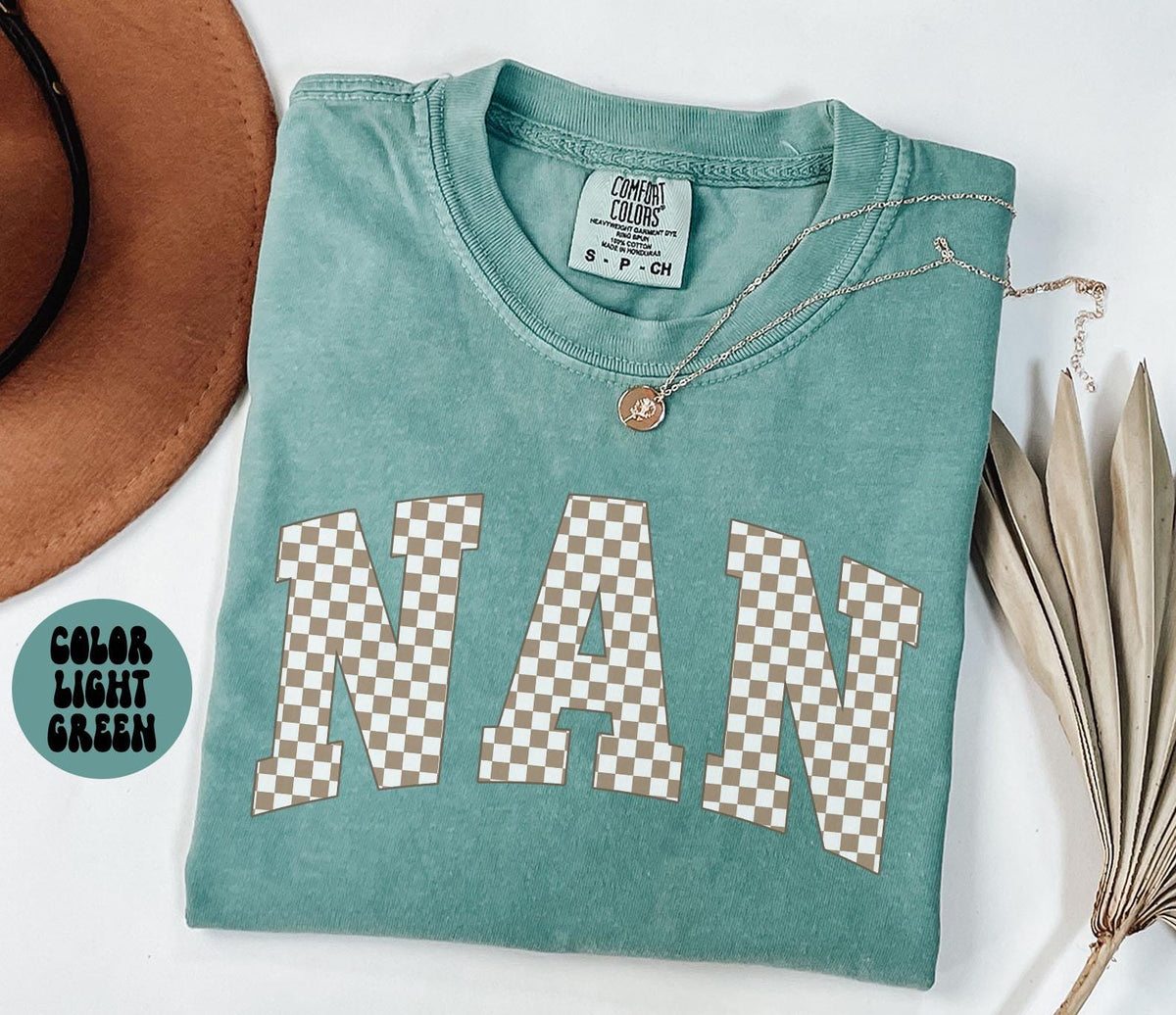Nan Shirt Mother39s Day Gifts Nan Tees Nan Gifts Checkered Nan Tshirts Graphic Tee – Bold Style · Must-Have Style