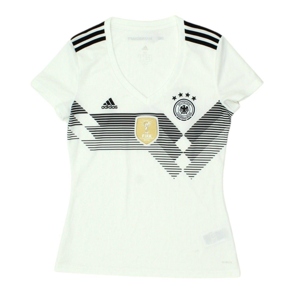 DFB Womens White Top Adidas Football Jersey Sportswear Athletic Shirt Jersey – Everyday Comfort · Great Gift For Fans