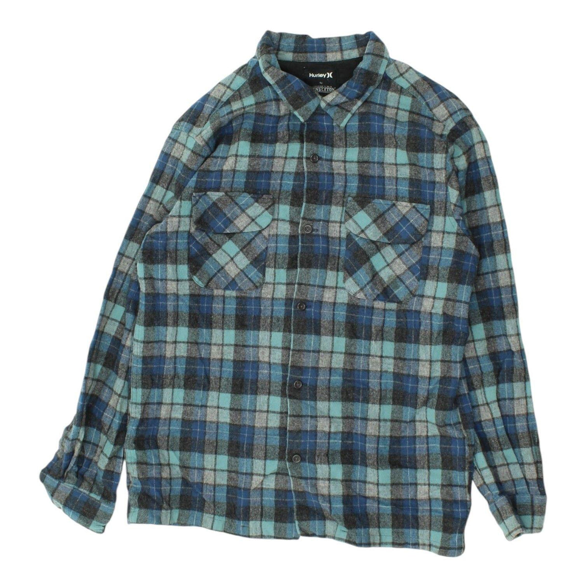 Hurley Mens Blue Shirt Vintage Long Sleeve Skate Casual Button Down Topwear Graphic Tee – Feel-Good Design · Top Pick For Any Outfit