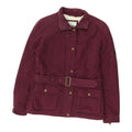 Diesel Womens Purple Jacket Vintage Outerwear Zip Up Casual Streetwear Graphic Tee – Aesthetic Look · High-Quality Print