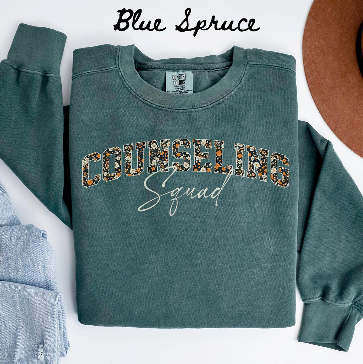 Comfort Colors Counseling Team Sweatshirt Teacher Sweatshirt Guidance Crewneck Back to School Tee Counselor Department Gifts Sweatshirt – Everyday Comfort · High-Quality Print